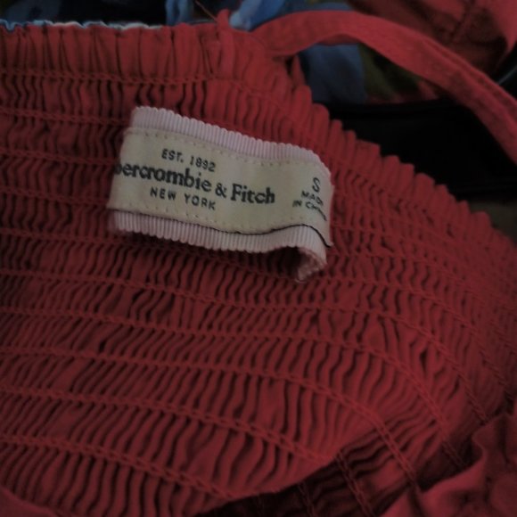 Abercrombie & Fitch Girl's Sundress, Red with Bright Florals, Size S - Picture 5 of 6